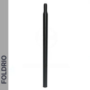 A single, straight Brompton Titanium Seatpost – Multicolour Edition by FOLDRIO, with a slightly narrower top, is shown vertically on a white background. "FOLDRIO" appears vertically on a grey strip to the left.